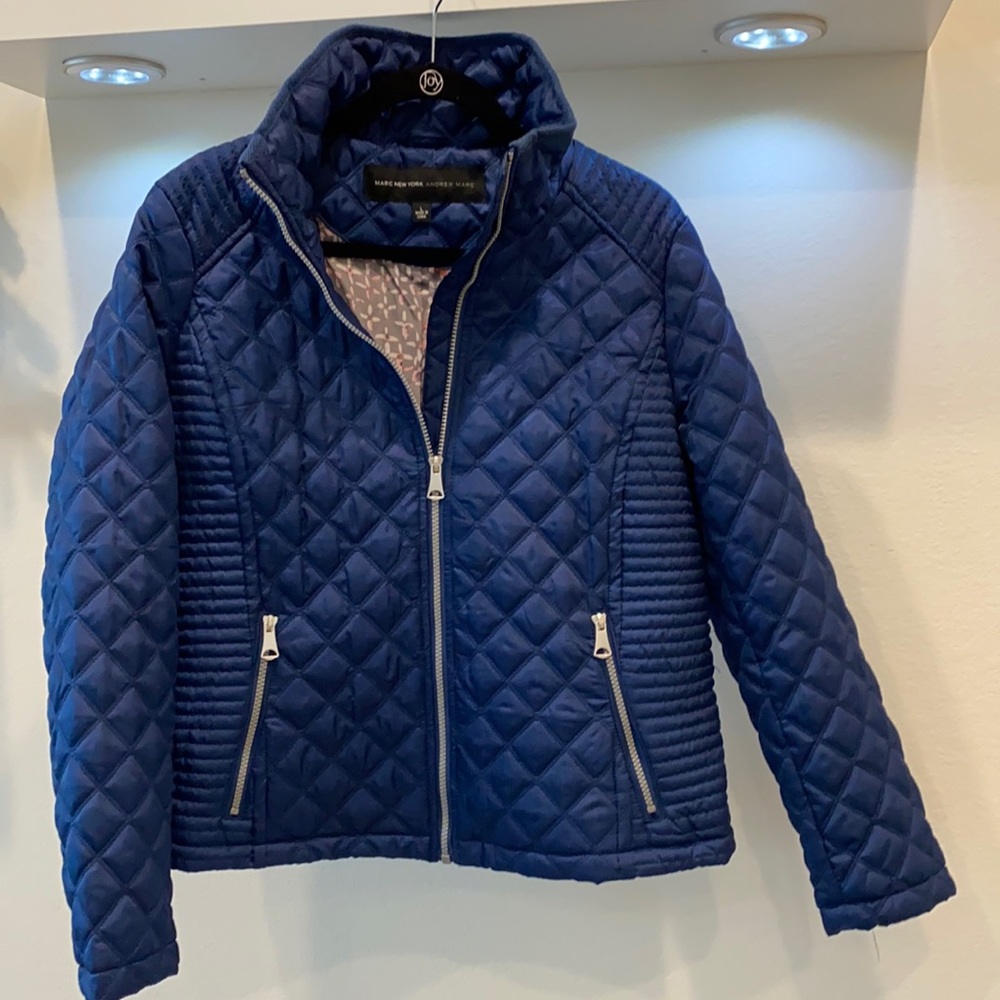 Never Worn Marc New York Quilted Navy Jacket